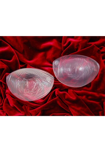 Clear silicone breast enhancer