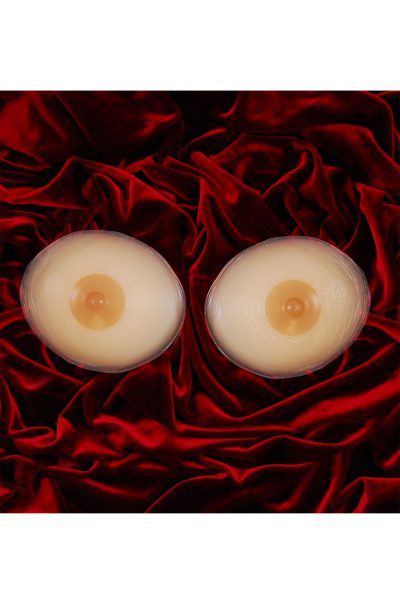 Secret shape silicone breast enhancer with nipples
