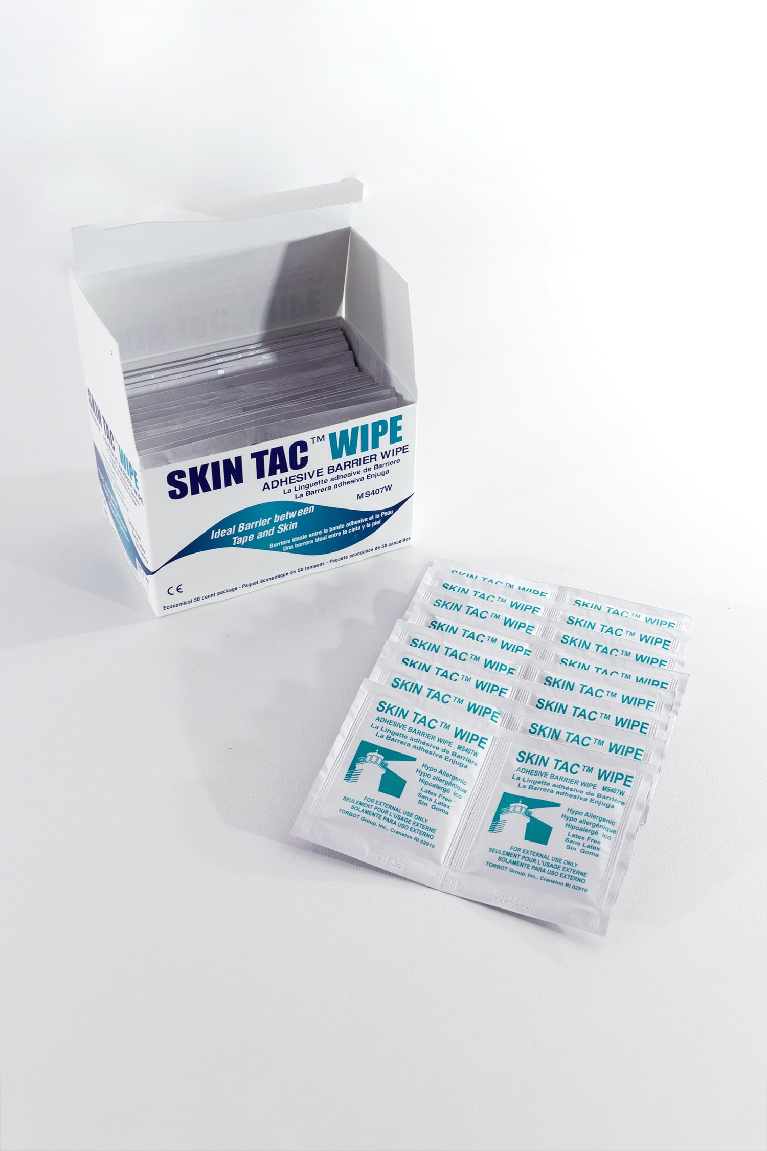 Buy Torbot Skin Tac Adhesive Wipes MS407W - Box of 50 online!